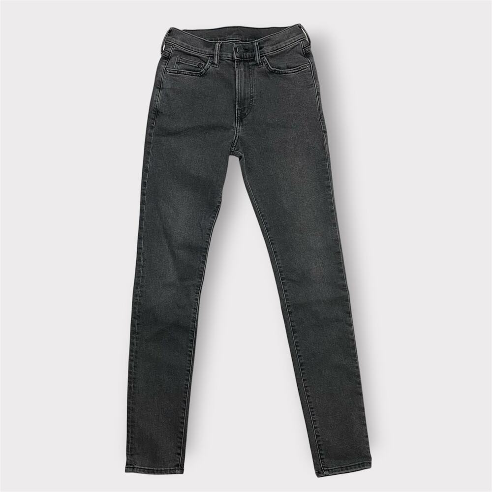 H&M Women’s Skinny Jeans Dark Gray Coupe Denim Size 28